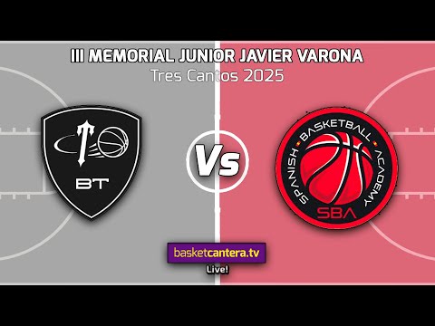 #Directo U18M.  B.TORRELODONES vs SPANISH BASKETBALL ACADEMY.  3/4 puesto Memorial Junior J. Varona