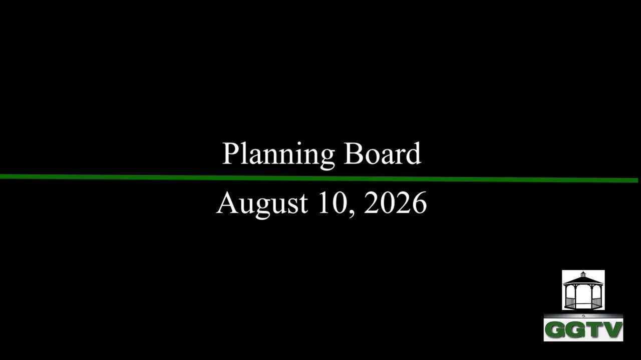 From the Planning Board