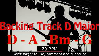 Download lagu POP ROCK BACKING TRACK D Major | D-A-Bm-G | 70 BPM | Guitar Backing Track mp3