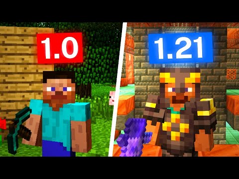 What EVERY Minecraft Update Added (Minecraft 1.0 - 1.21)