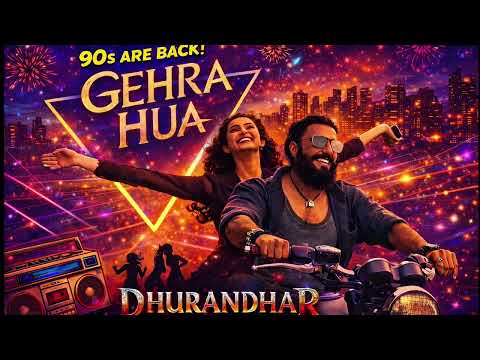 Gehra hua | Dhurandhar | Ranveer Singh , Sara Arjun | 90s song 