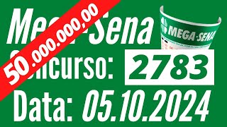 ???? MEGA-SENA de hoje, Mega-Sena de 5/10, Resultado MEGA-SENA,