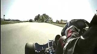 preview picture of video 'Karting Practice Laps, New Castle Motorsports Park 5-18-09'