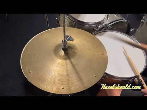 Vintage Zildjian 1950s Sizzle Hi Hats 14” 730 786 g