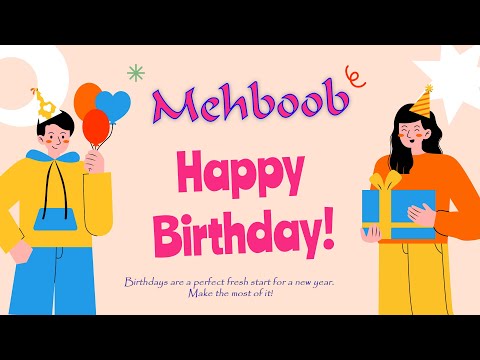 Happy Birthday to Mehboob