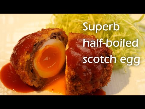 [ENG SUB]Ótimo ovo escocês meio cozido | Chef Dohi da Maison de GRACIANI