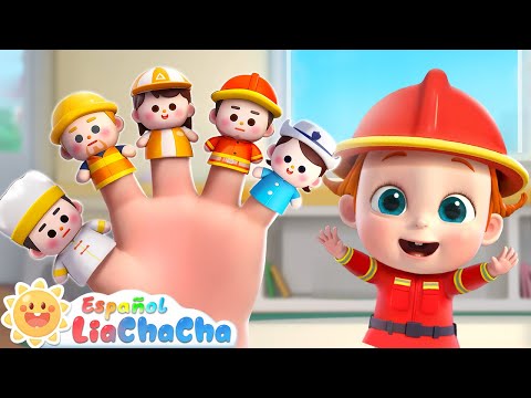 Canción de la Familia Dedo (Versión Trabajos) | LiaChaCha en Español - Canciones Infantiles