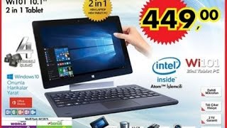 Hometech WI 101 Tablet PC İnceleme (A101den Alın