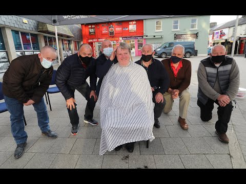 Head and beard shave for cancer charities