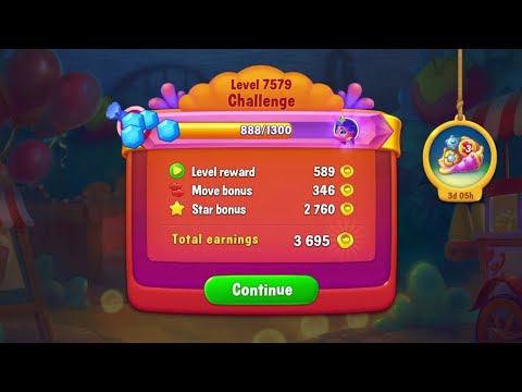 @Fishdom Win Strikes Level 7576 - Special Level 7579 Challenge
