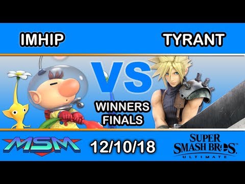 MSM 169 - Tyrant (ROB,Cloud) Vs. ImHip (Olimar) Winners Finals - Smash Ultimate