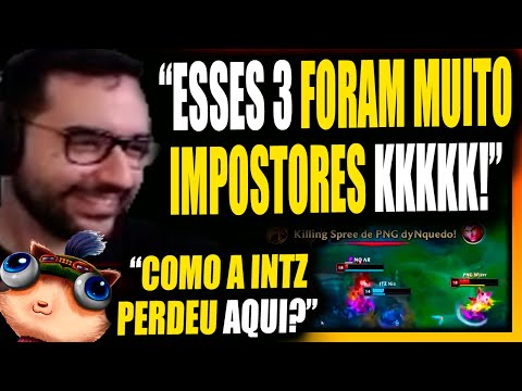 TAKESHI REACT BRONZIOCRE: "JOGADA INSANA do DYNQUEDO e ZIGGS OPPENHEIMER - CBLOL DA ZUEIRA"