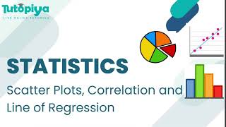Scatter plots, correlation and line of regression