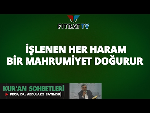 Kur'an Sohbetleri | Her Haram Bir Mahrumiyet Doğurur Nisa 160-162. Ayetler