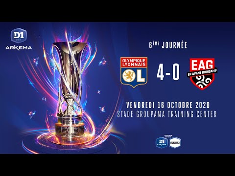 D1 Arkema, J6 : Olympique Lyonnais - EA Guingamp (4-0)