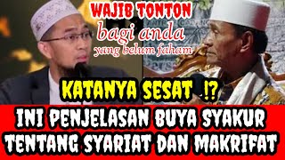Download lagu “Syariat, Tarekat, Hakikat, Makrifat Itu Sesat! _ Buya Syakur vs Ustadz Adi Hidayat mp3