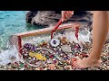 7 Days Underwater Beach Treasures: Finding Rare Purple Dragon & Gold Flower! 🐉🌸