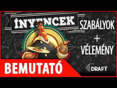Ínyencek társasjáték bemutató - :: DRAFT :: Társasjáték vlog