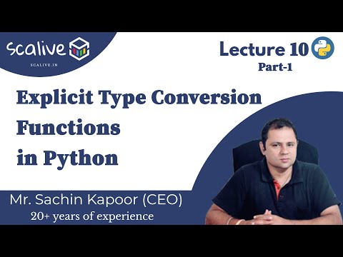 Type Casting In Python Lecture 10