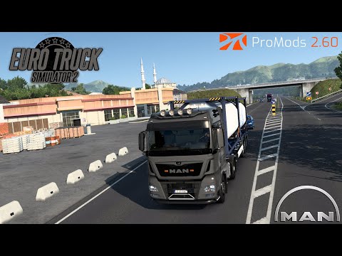 ETS2 1.43 | ProMods 2.60 | MAN TGX 18.470 | Taranto - Belgrade | Part 2