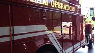 preview picture of video 'SMYRNA FIRE DEPT, ROCK SPRINGS, STATION 5, WALK AROUND OF HAZARDOUS MATERIALS UNIT, IN SMYRNA, TN.'