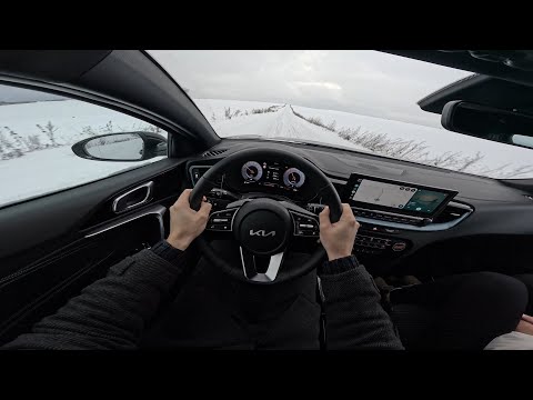 2026 Kia XCeed Sport 1.6 T-GDI 150 HP 7DCT - Snow POV Drive