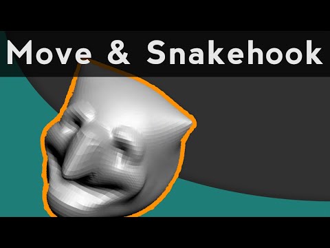 014 ZBrush Move and Snakehook Brush