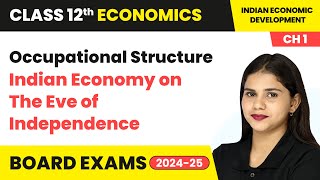 Occupational Structure - Indian Economy on The Eve of Independence | Class 12 Economics Chapter 1