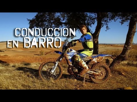 Motorcycle riding technique in mud