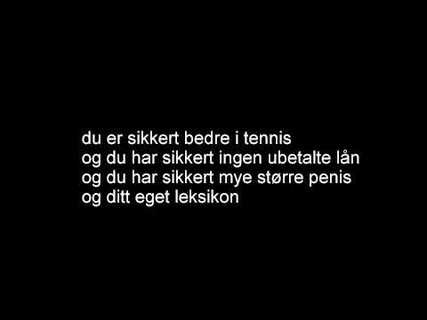 Joachim Nielsen - Selvdestruktiv (Lyrics On Screen)