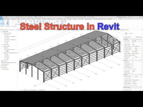 Steel Structure Tutorial in Revit 2023 - #001