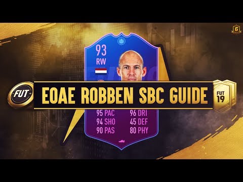 FIFA 19 EOAE Arjen Robben SBC Guide - 93 Rated, 820k Spend & 240k Worth of Packs