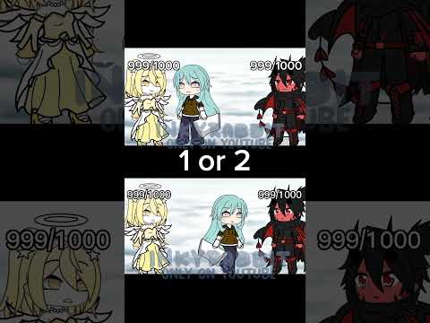 1 or 2? | Gacha Life |#gacha #gachalife #gachameme #gachaedit #trending #gachaclub #shorts #fyp