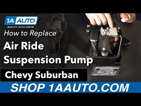 How to Install Air Suspension Pump with Bracket 07-13 Chevy Suburban