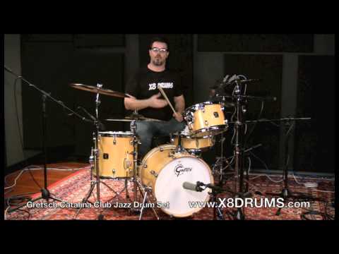 Gretsch Catalina Club Jazz Drum Set Review & Introduction - X8 DRUMS