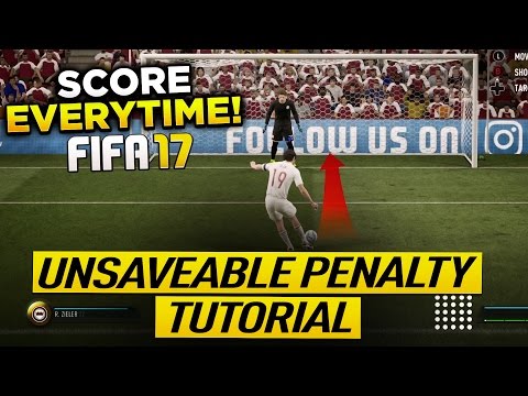 FIFA 17 UNSAVEABLE PENALTY TUTORIAL -  HOW TO SCORE PENALTIES EVERY TIME - SECRET TIPS & TRICKS