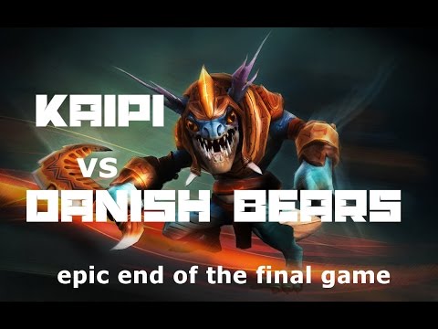 Kaipi vs Danish Bears - epic end of the final game