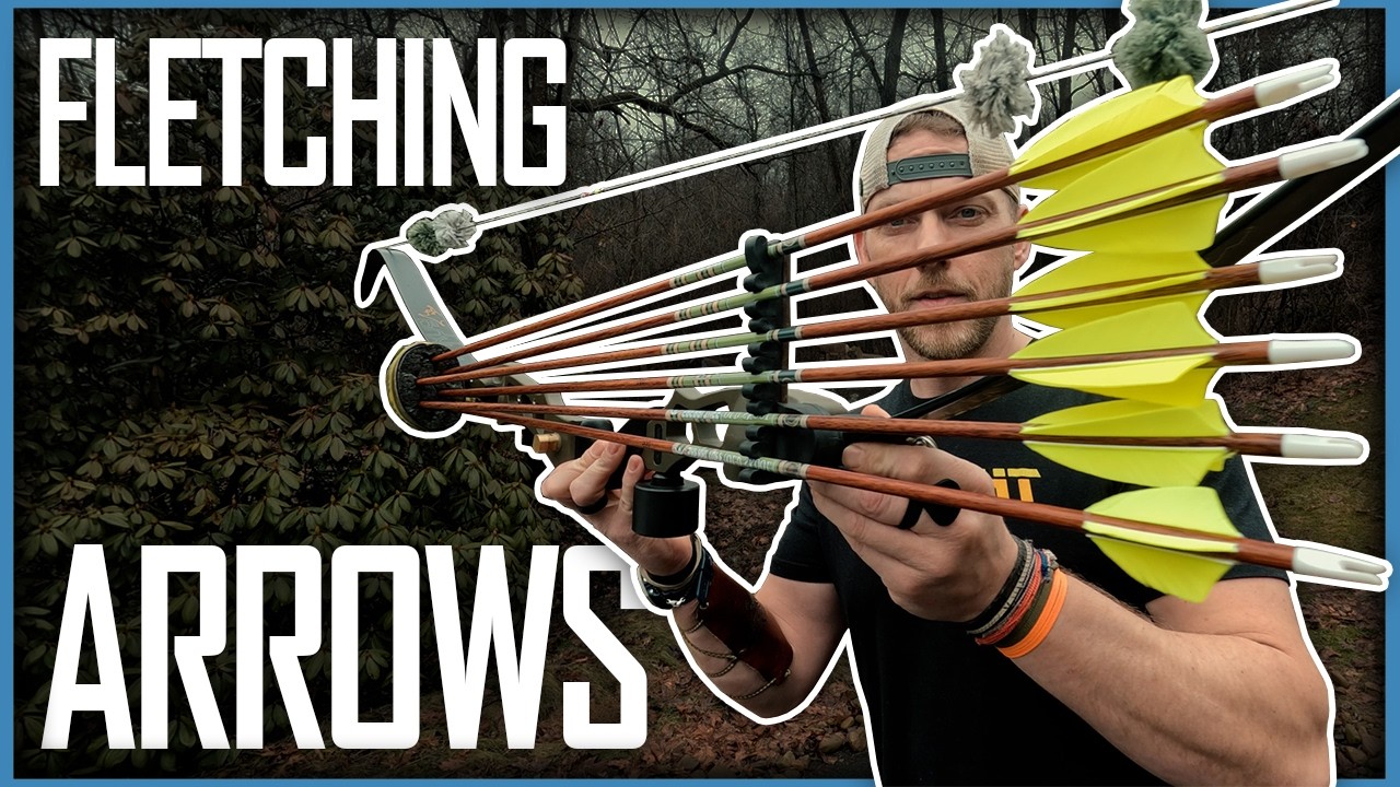 HOW TO FLETCH ARROWS | FASTEST & MOST DURABLE METHOD