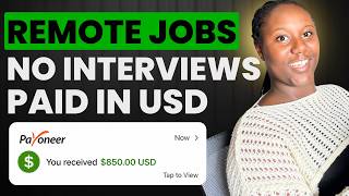 No Interview Remote Jobs That Pay in USD (Beginner Friendly)
