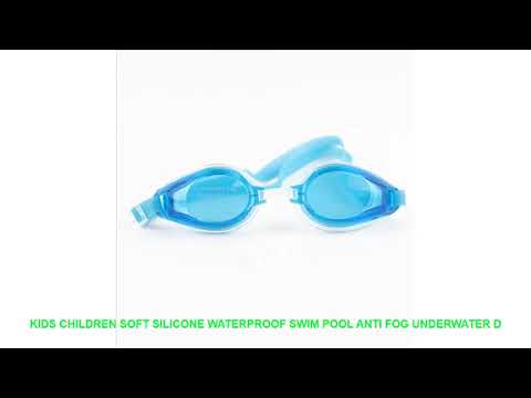 Kids Children Soft Silicone Waterproof Swim Pool Anti Fog Underwater D Video