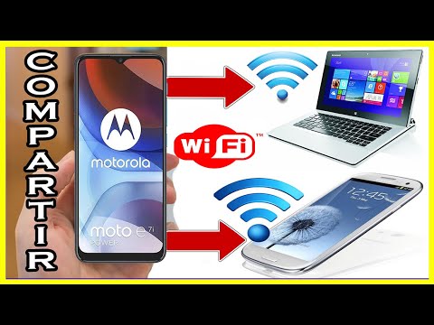 👉Así Es Como DEBES COMPARTIR DATOS O INTERNET Desde Motorola E7i Power a Otro Celular/Laptop o PC
