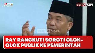 Bukan Cuma Survei, Ray Rangkuti Soroti Olok-olok Publik ke Pemerintah #Beritasat
