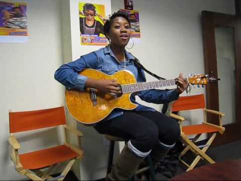 Priscilla Renea Performing "Mr. Worker Bee" in the Hot Mix 101.9 studios