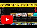 How To Download Music From YouTube To MP3 Easy Step By Step