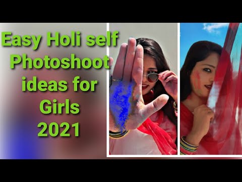 Neha Sahay Holi Photoshoot Ideas at home 2021 | Best holi poses for girls | Holi photoshoot Poses for girls