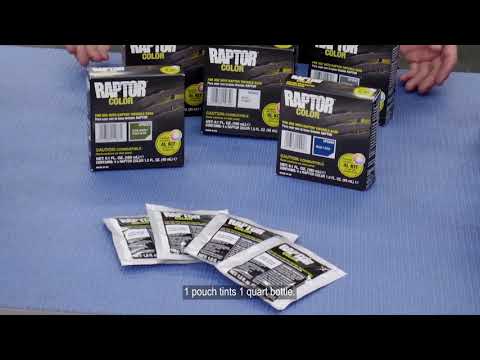 RAPTOR Colors - 7 Colors Match RAPTOR 2K Aerosols (Bed Liner and Protective Coating)