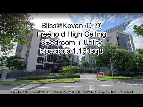 Bliss @ Kovan, Simon lane, 3 Bedrooms, 1,163 sqft, Apartment For Rent, by Derek Tan, 500210232 - PropertyGuru.com.sg