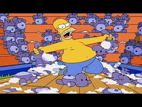 Tienda "Rellena y Abraza" Homero vs Ositos - Los Simpson