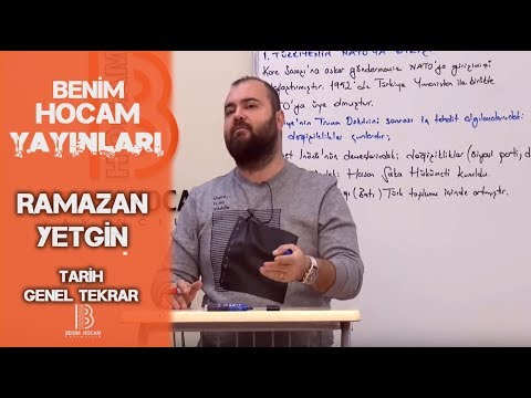 36)Genel Tekrar - Yumuşama Dönemi ve Sonrası 1961-1990  - Ramazan YETGİN (2019)