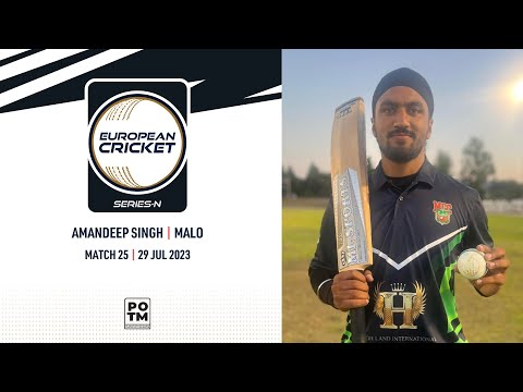 POTM : A.Singh - MAL vs GAM | Highlights | ECSN Portugal | 29 July 2023 | ECSN23.087